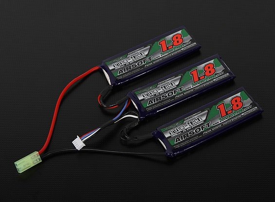 Turnigy nano-tech 1800mAh 3S 25C Lipo AIRSOFT Pack