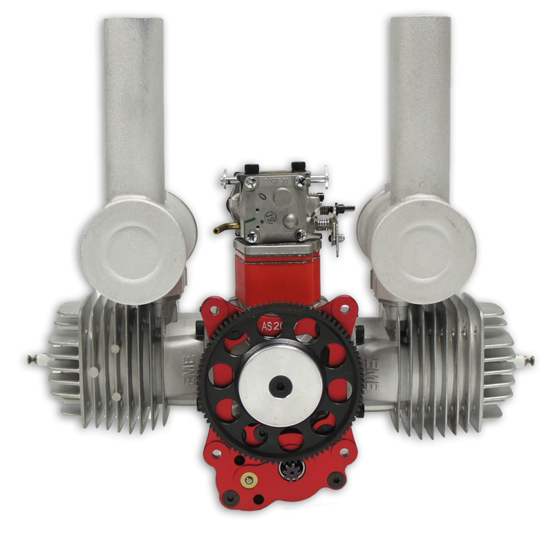 EME125AS Benzínový dvouválcový modelářský motor- startér