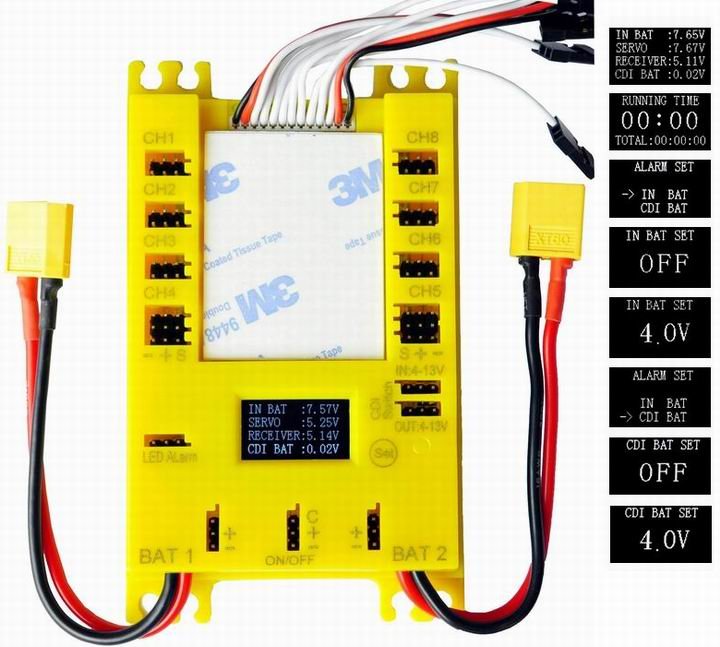 4105 Distribuční deska Mini Power DP Pro UBEC