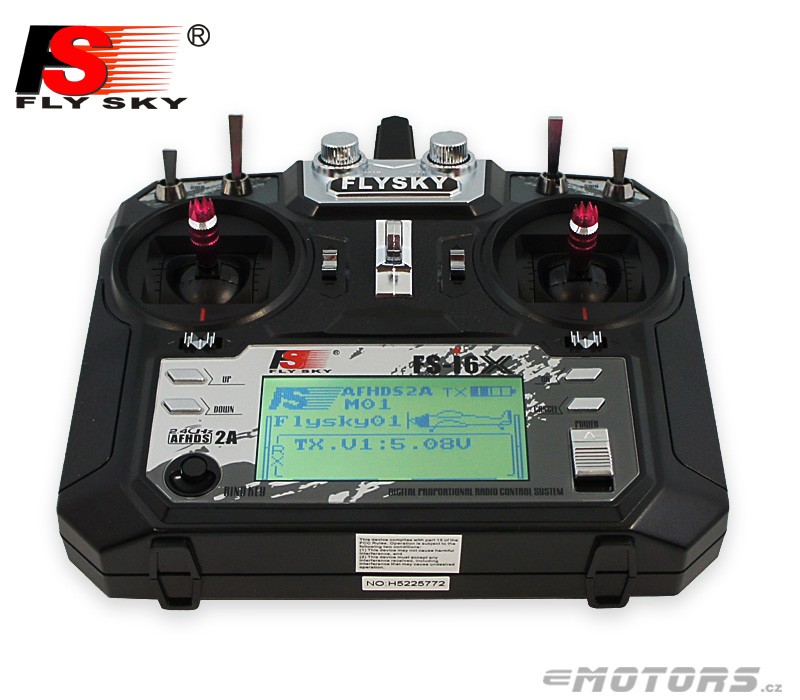 Fly Sky FS-I6X 2.4GHz  AFHDS 2A vysílač M2 s FS-iA6B přijímačem
