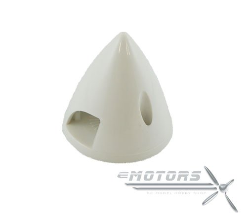 45mm kužel pro pevnou vrtuli plast - Bílý