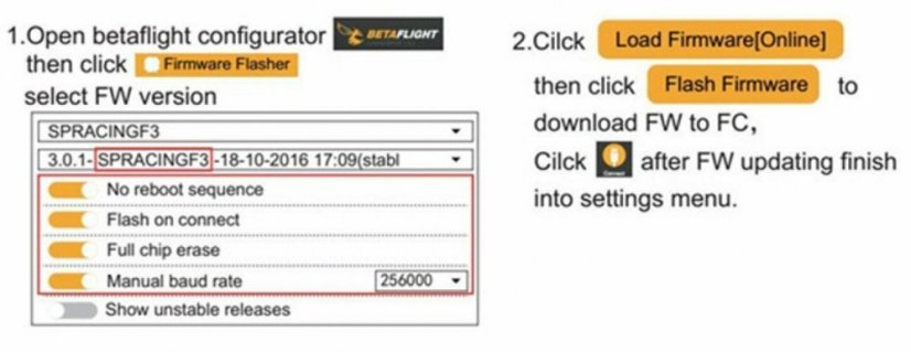 KINGKONG 4in1 ESC 10A FC for 90GT RC Drone Quadcopter