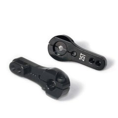 Aluminium servo páka 25T 3.5mm (černá)