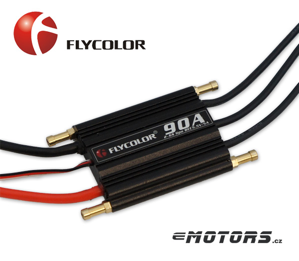 Flycolor 90A  Boat ESC BEC 5.5V/4A (s reverzem)