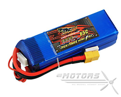 Dinogy High Power 1300mAh 6S 65C