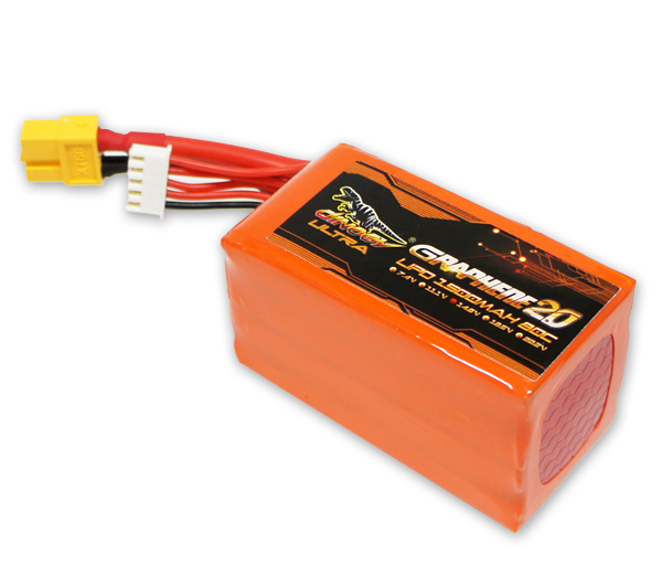 Dinogy Ultra Graphene 1500mAh 4S 80C