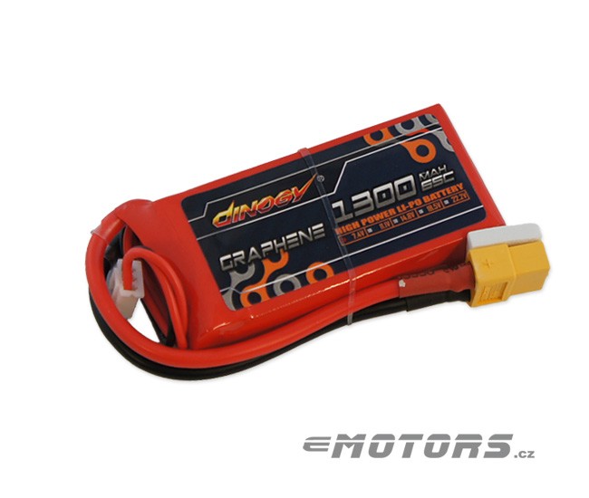 Dinogy Graphene 1300mAh 2S 65C Dinogy Graphene 1300mAh 2S 65C