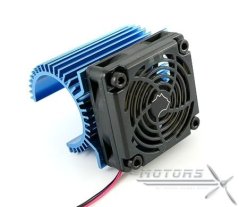Chladicí ventilátor s žebrovaným chladičem