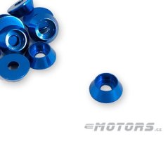 Podložka tvarová M4 - elox (1ks) Royal Blue