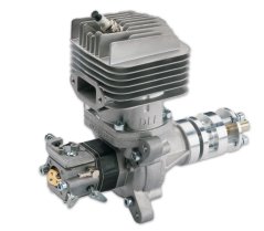 DLE55-RA Benzínový jednoválcový modelářský motor (zadní výfuk)