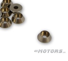 Podložka tvarová M4 - elox (1ks) Titanium