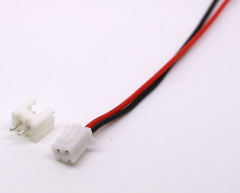 JST-XH 2.5mm 2-pin 12cm kabel