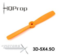 HQProp 5x4.5 3D Reverzní dvoulistá vrtule CCW - Oranžová