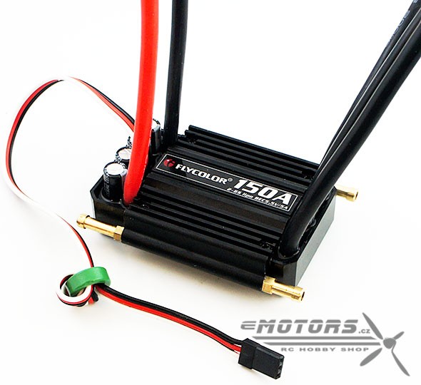Flycolor 150A  Boat ESC SBEC 5.5V/5A (s reverzem)