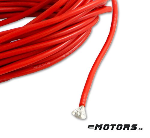 Kabel 20AWG  RED (10cm)