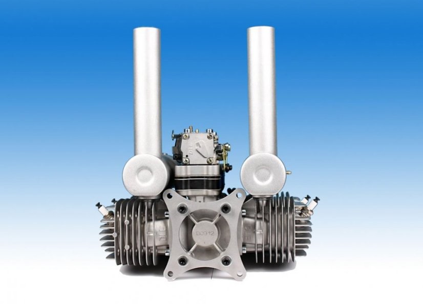 DLE222-Benzínový čtyřválcový modelářský motor