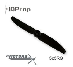 HQProp 5x3 dvoulistá vrtule CW - Černá SPS