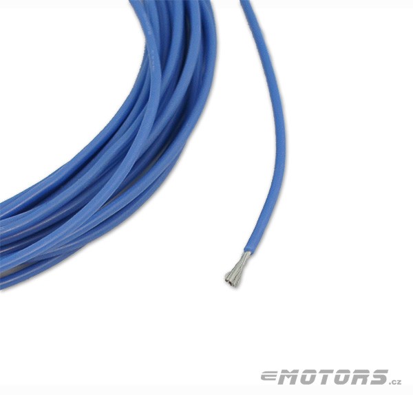 Kabel 18AWG  BLUE (10cm)