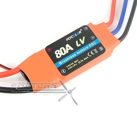 Flycolor 80A ESC BEC 5.5V/4A