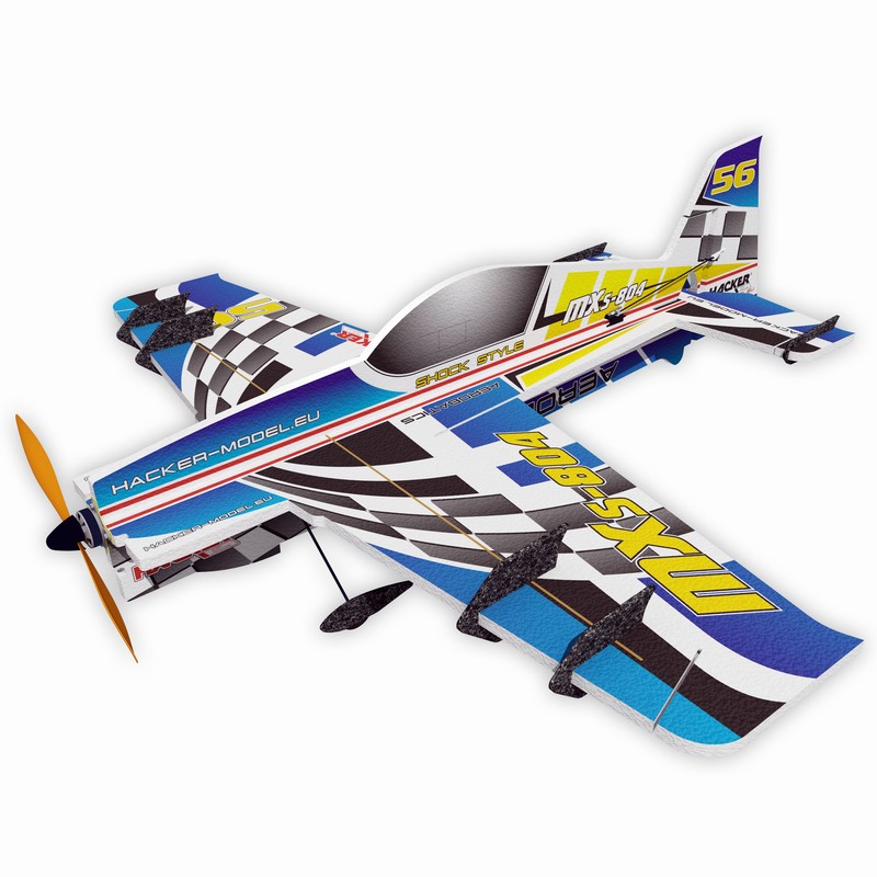 MXS-804 Vector ARF Racing Modrá