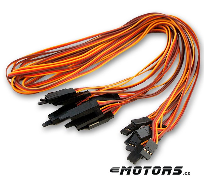 60cm servo kabel prodloužení (JR) s pojistkou 60cm servo kabel prodloužení (JR) s pojistkou