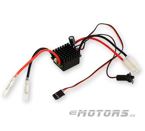 Flycolor 45A stejnosměrný ESC s BEC 5.6V/2A a reverzem