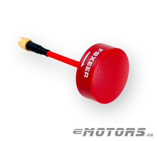Foxeer 5.8G 3dBi TX/RX RHCP Omni FPV Antenna SMA (červená)