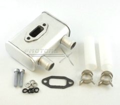 DLE35RA-26 Výfuk/těsnění/2xØ16 svorka/2xØ16 PTFE tuba