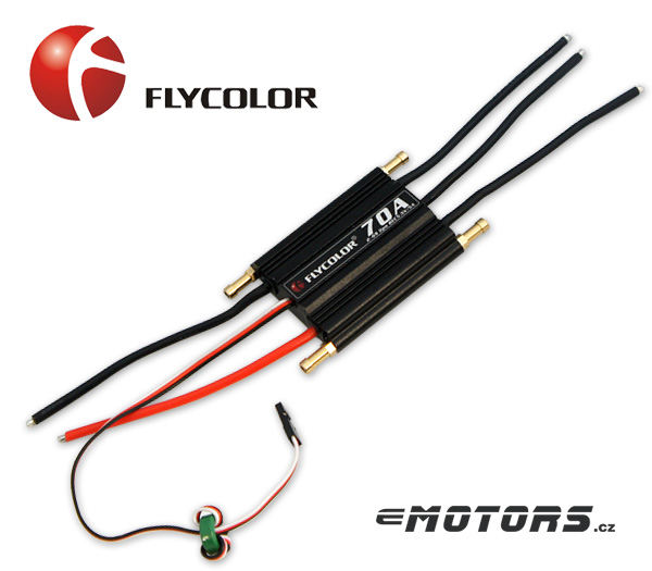 Flycolor 70A  Boat ESC BEC 5.5V/5A (s reverzem)