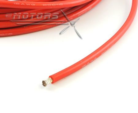 Kabel 8AWG RED (10cm)