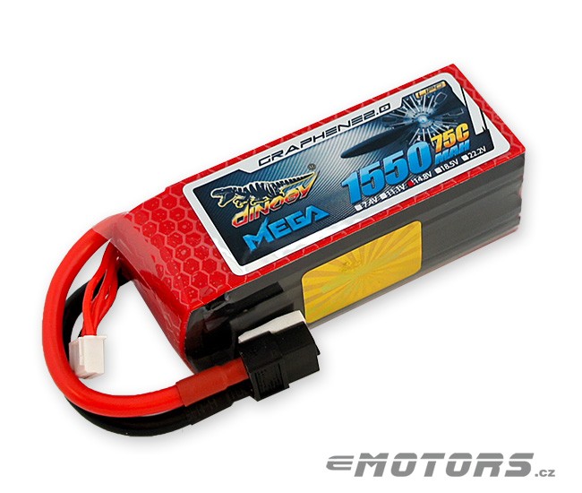 Dinogy Mega Graphene 2.0 1550mAh 4S 75C