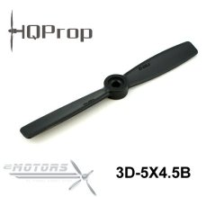 HQProp 5x4.5 3D Reverzní dvoulistá vrtule CCW - Černá SPU