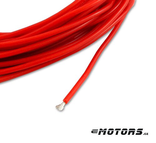 Kabel 24AWG  RED (10cm)
