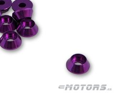 Podložka tvarová M3 - elox (1ks) Purple