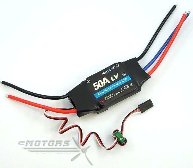 Flycolor 50A ESC BEC 5.5V/3A