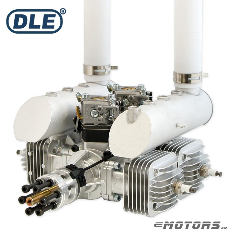 DLE120T4 Benzínový čtyřválcový modelářský motor