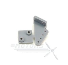 Páka  kormidel 20x15x11.52mm (4 díry) šedá