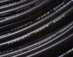 Kabel 14AWG BLACK (10cm)