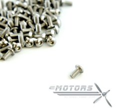 Šroub s půlkulatou hlavou HEX M3x6mm - 1ks