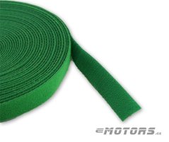 20mm oboustranný suchý zip (zelený) - 10cm