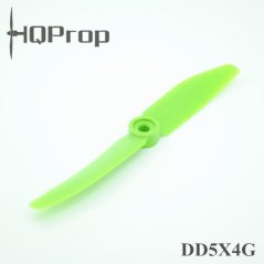 HQProp 5x4 dvoulistá vrtule CCW - Zelená SPS