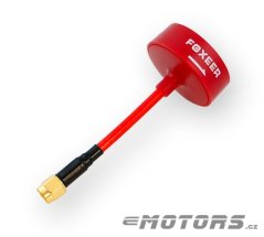 Foxeer 5.8G 3dBi TX/RX RHCP Omni FPV Antenna SMA (červená)