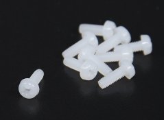 M3x8mm nylonové šrouby (10ks/bal)