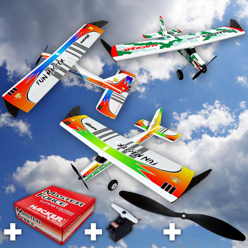 FUN MASTER RTF+ motor, serva a vrtule FUN MASTER RTF+ motor, serva a vrtule