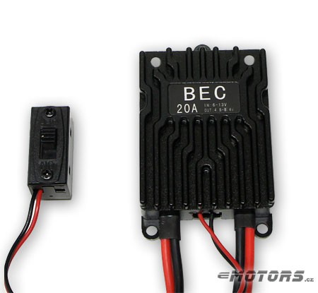 Vysoce proudový 20A lineární BEC
