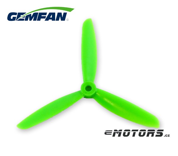 Gemfan 5x4.5 3-listá vrtule – zelená