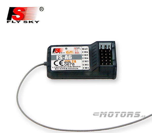Fly Sky FS-A6 6CH 2.4GHz přijímač