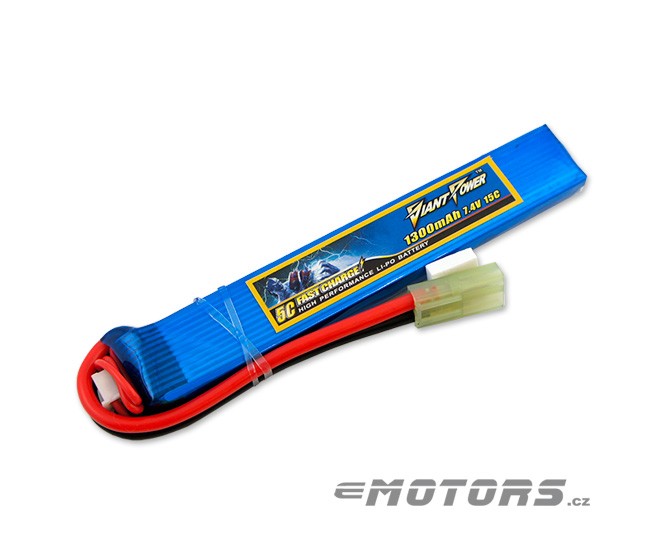 Giant Power 1300mAh 2S 20C Airsoft Lipo Giant Power 1300mAh 2S 20C Airsoft Lipo