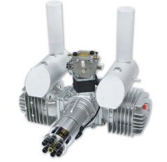 DLE111-FB Benzínový dvouválcový modelářský motor