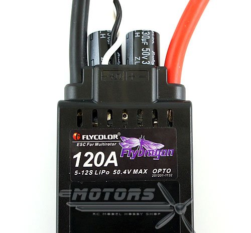 Flycolor 120A ESC HV 5-12S OPTO